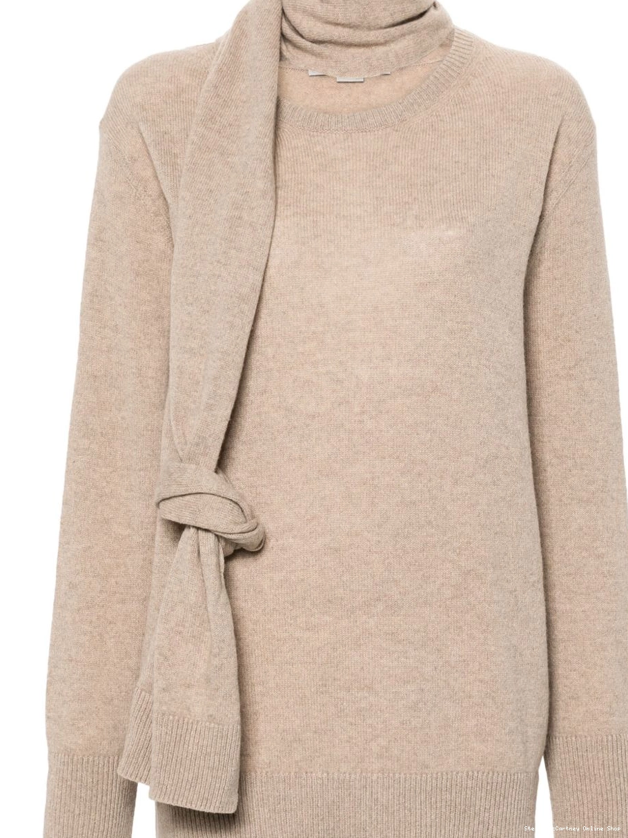 Affordable cashmere-blend sash-detail jumper Stella McCartney Women 0418